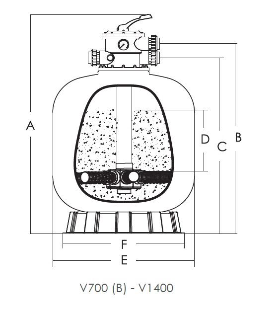 Emaux V Filter diagram 3