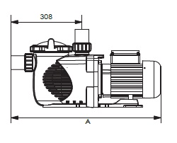 Emaux SPH Series Pump Dimensions-2